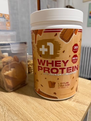 Customer photo review of +1© PREMIUM WHEY PROTEIN (1kg)