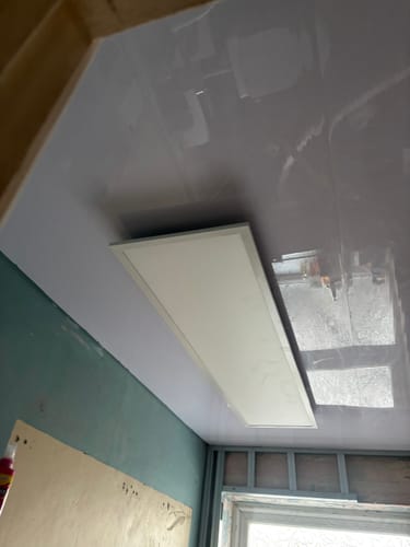 Customer photo review of 4 Pack | 8mm Gloss White Ceiling Panel 2.6M