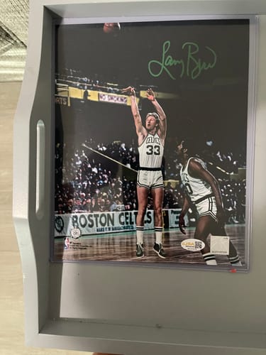 Customer photo review of Larry Bird Autograph Signing