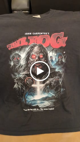Customer video review of The Fog: When The Fog Rolls In T-Shirt (Comfort Colors)