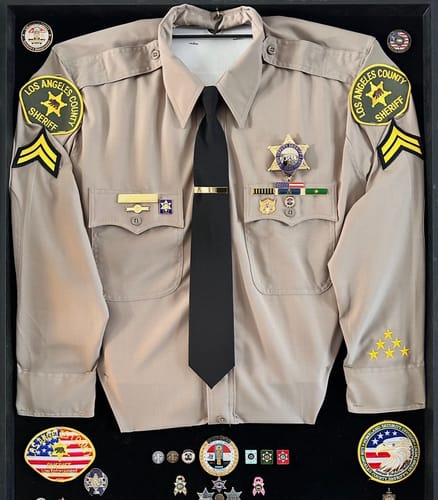Customer photo review of LASD Los Angeles County Deputy Sheriff Star Badge Premium Enamel Exact Replica