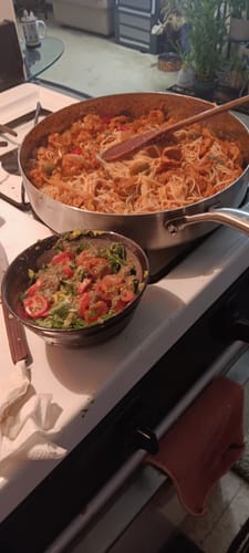 Customer photo review of Titanium High-Wall Frying Pan I PFAS-Free