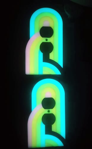 Customer photo review of Retro Archway Outlet Cover