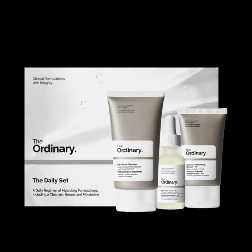 Customer photo review of The Ordinary The Daily Set Squalane Cleanser - 50 ml, Natural Moisturising Factors, 30 ml & Hyaluronic Acid 2% + B5 - 30 ml