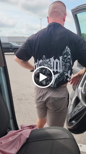 Customer video review of 'PERSEUS VS MEDUSA' TEE