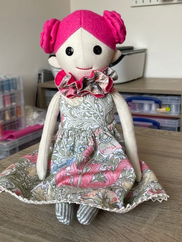 Customer photo review of Rag Doll FREE PATTERN
