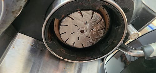 Customer photo review of High Diffusion Espresso Shower Screen - Breville
