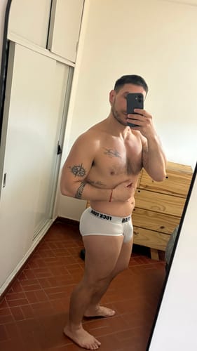 Customer photo review of BLACK MICROFIBER BRIEF
