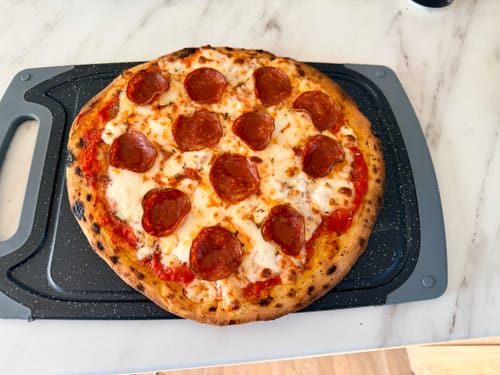 Customer photo review of Sourdough Pizza Bases