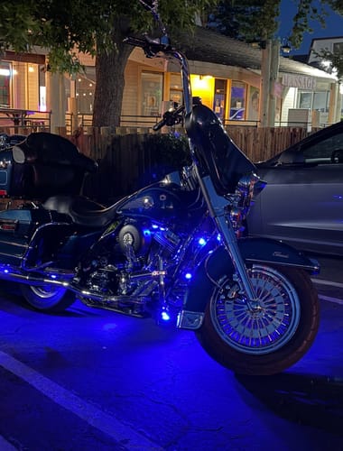 Customer photo review of Easy Install Moto LED Light Kit