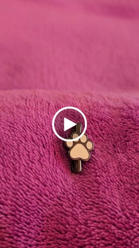 Customer video review of Cat Paw Charm