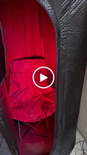Customer video review of Sauna Seco Portátil (LANZAMIENTO)