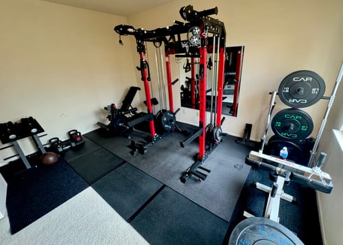 Customer photo review of Major Fitness F22 All-In-One Home Gym Power Rack