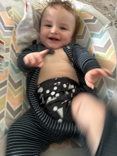 Customer photo review of 6-Layer Bamboo Hemp Cotton Insert