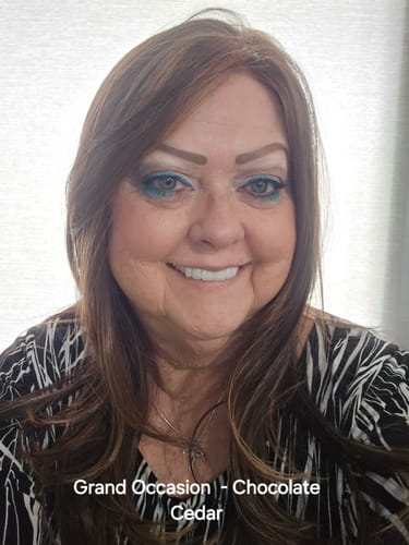 Customer photo review of GRAND OCCASION - Chocolate Cedar
