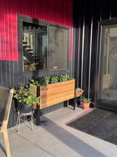 Customer photo review of 11.5" x 48" Raised Garden Bed - 30" TALL - Select Grade