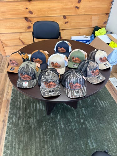 Customer photo review of Premium Custom Leather Patch Hats (Wholesale)