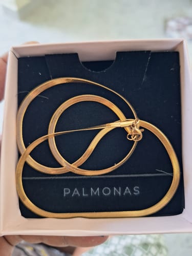 Customer photo review of Silk Gold Chain for Men