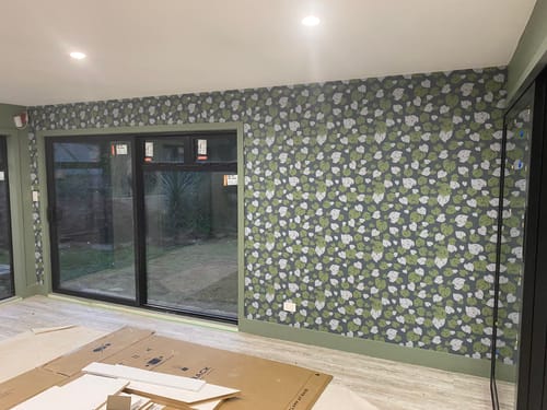 Customer photo review of Kawakawa - NZ Wallpaper Series - Midnight