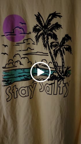 Customer video review of Stay Salty Comfort Colors Tee