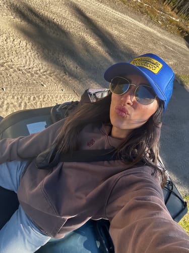 Customer photo review of 'Banner’ Foam Trucker Hat - Black