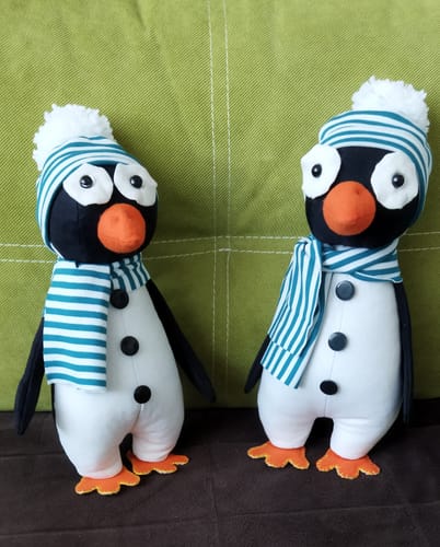 Customer photo review of Hippo Cuddle Doll FREE PATTERN