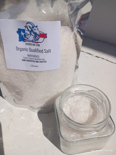 Customer photo review of Hand Harvested / Organic Qualified Salt