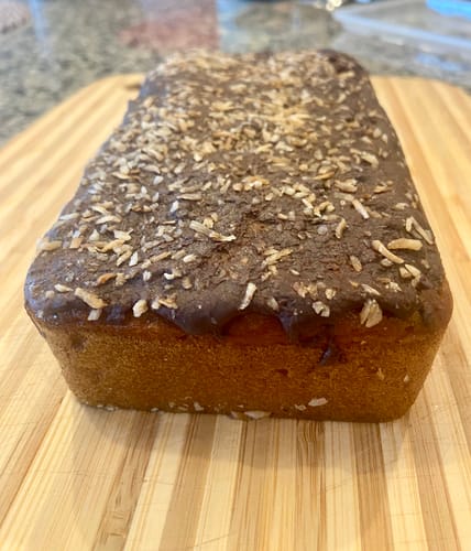 Customer photo review of Hop Into Spring Easter Keto Low Carb Lifestyle Pound Cake