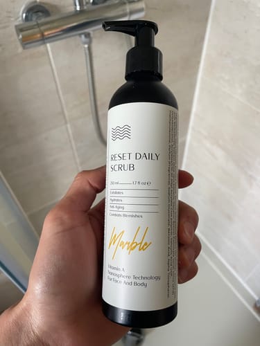 Customer photo review of Reset Daily Scrub