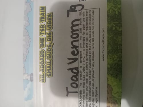 Customer photo review of Toad Venom THCA Flower