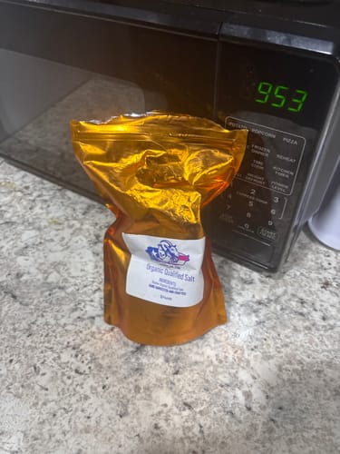 Customer photo review of Hand Harvested / Organic Qualified Salt