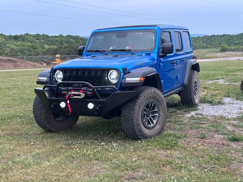 Customer photo review of Sentinel 12,500lb Electric Winch - 12v Synthetic Rope