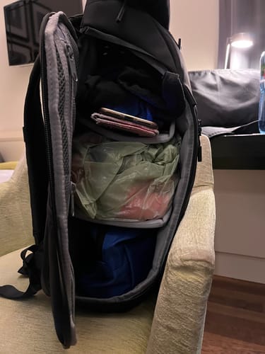 Customer photo review of The Rolltop 21L