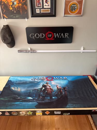 Customer photo review of Custom Size Mouse Pad