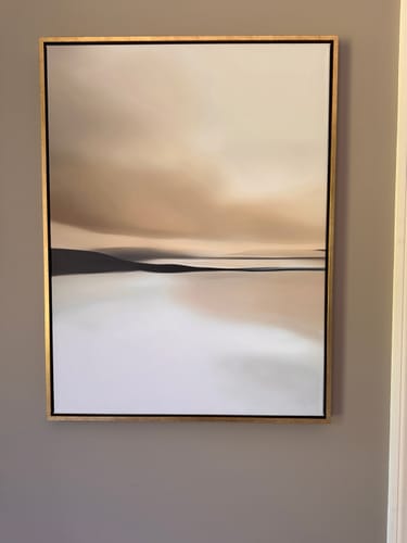 Customer photo review of Desert Quietude Canvas Art – Vertical