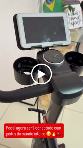Customer video review of Bicicleta Ergométrica Smart Magnetic 13K | Disco 13KG | Resistência Magnética potente | Banco Ultra Soft