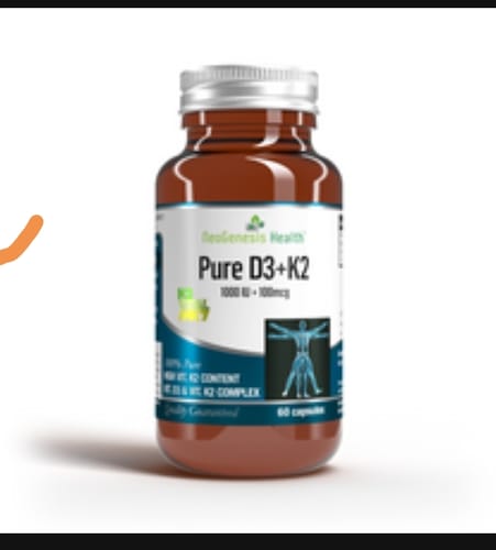 Customer photo review of Patented Pure Vitamin D3 (1000iu) and K2 (100mcg) All-Trans Isomer 60s