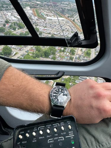Customer photo review of Five Eye Nylon Watch Strap - Solid