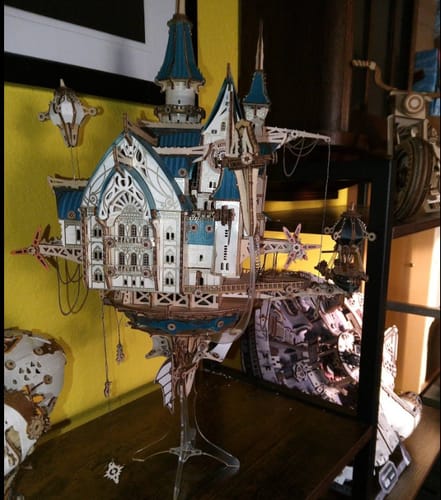 Customer photo review of Castle In the Sky 3D Wooden Puzzle