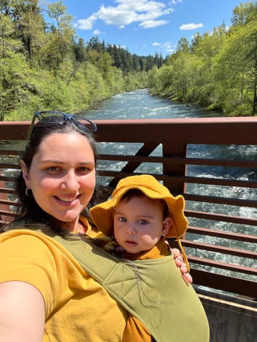 Customer photo review of Haven Baby Carrier