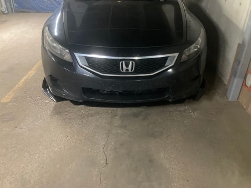 Customer photo review of Front Lip Splitter - 2008-2012 Honda Accord 8th Gen Sedan / Coupe