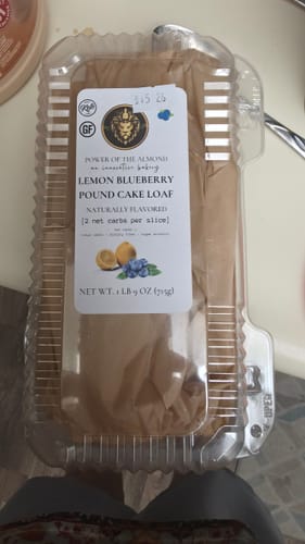 Customer photo review of Low Carb Keto Pound Cake Loaf