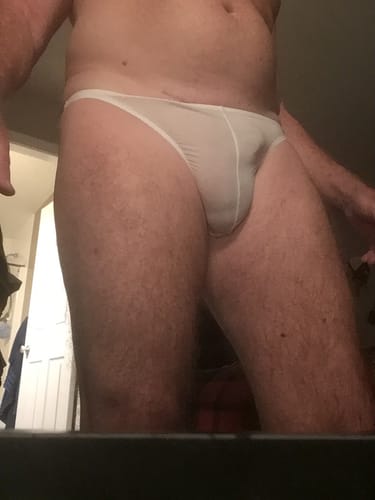 Customer photo review of 4 Pack Men’s Ice Silk Low-Rise Lightweight Breathable Support Thongs