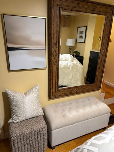 Customer photo review of Desert Quietude Canvas Art – Vertical