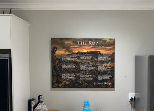 Customer photo review of 3 x A0 Super Big Canvas (80.9x102,5cm)