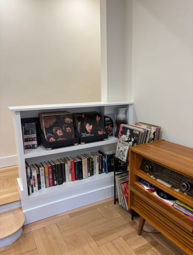 Customer photo review of Record Roots Tabletop Storage System
