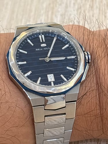 Customer photo review of Extraordinary Series Chinese Mat Pattern Dial Watch 40mm