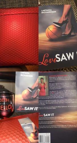 Customer photo review of Autographed Copy -“LOVE SAW IT”- by LAETANIA RICHARDSON