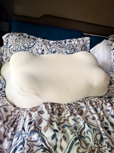 Customer photo review of Cloud Cooling Pillow Case