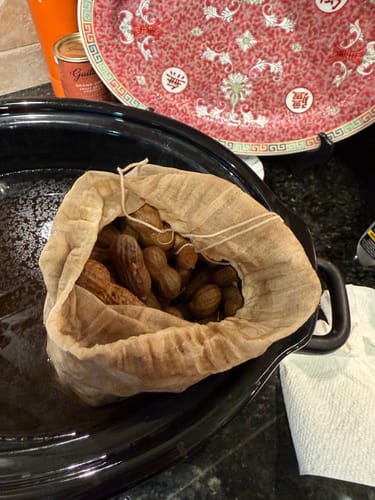 Customer photo review of Boil-The-Bag Boiled Peanuts (2 Bags)